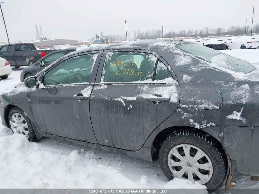 2010 Toyota Corolla VIN: 2T1BU4EE2AC293674 Lot: 12481672