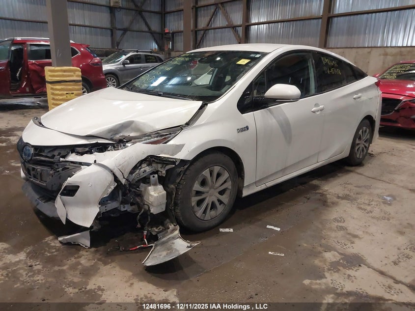 Vin: jtdkarfp8l3151458, lot: 2868037, toyota prius 20202