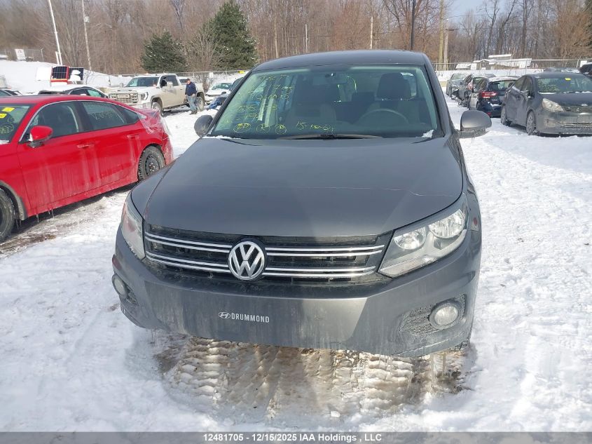 2012 Volkswagen Tiguan VIN: WVGBV7AXXCW006173 Lot: 12481705