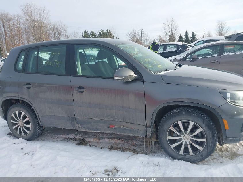 2012 Volkswagen Tiguan VIN: WVGBV7AXXCW006173 Lot: 12481705