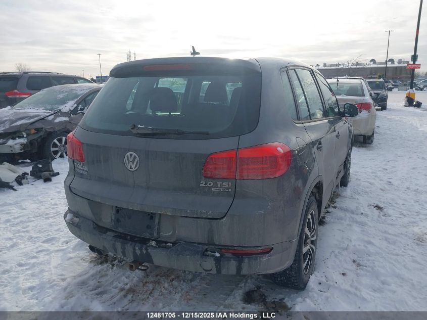 2012 Volkswagen Tiguan VIN: WVGBV7AXXCW006173 Lot: 12481705
