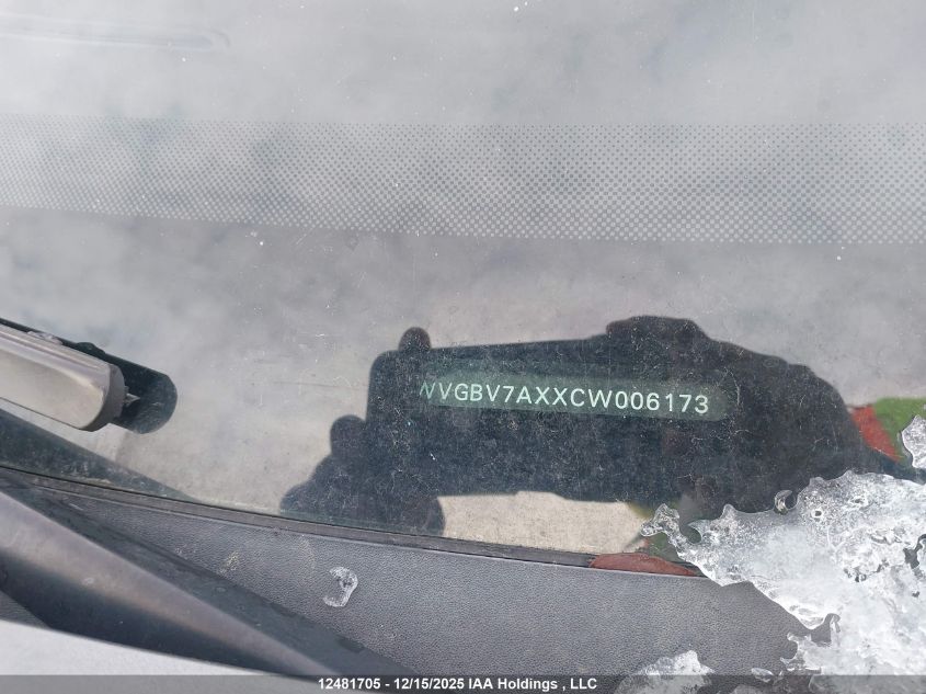 2012 Volkswagen Tiguan VIN: WVGBV7AXXCW006173 Lot: 12481705