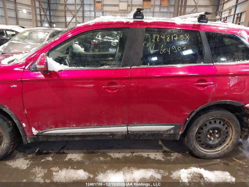 2020 Mitsubishi Outlander VIN: JA4JZ4AX1LZ604907 Lot: 12481708