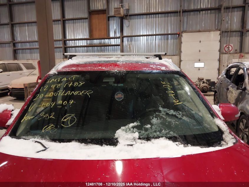 2020 Mitsubishi Outlander VIN: JA4JZ4AX1LZ604907 Lot: 12481708