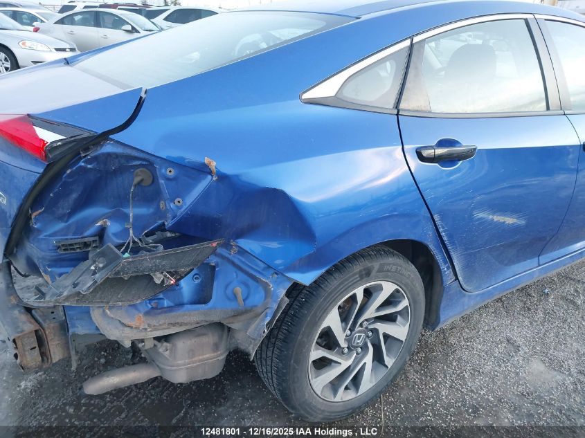 2017 Honda Civic Ex VIN: 2HGFC2F8XHH028150 Lot: 12481801