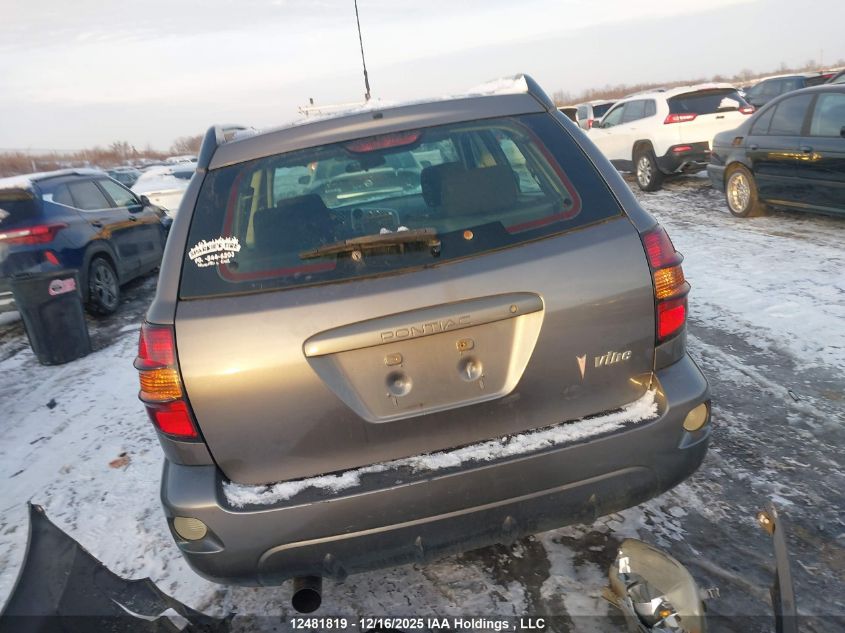 2005 Pontiac Vibe VIN: 5Y2SL63855Z415287 Lot: 12481819