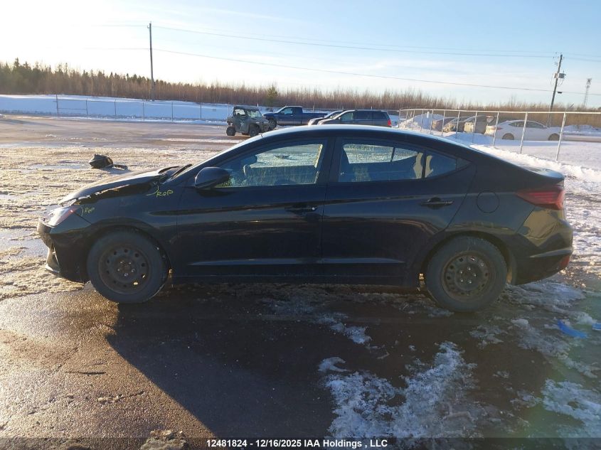 2019 Hyundai Elantra Essential VIN: KMHD74LF8KU737913 Lot: 12481824