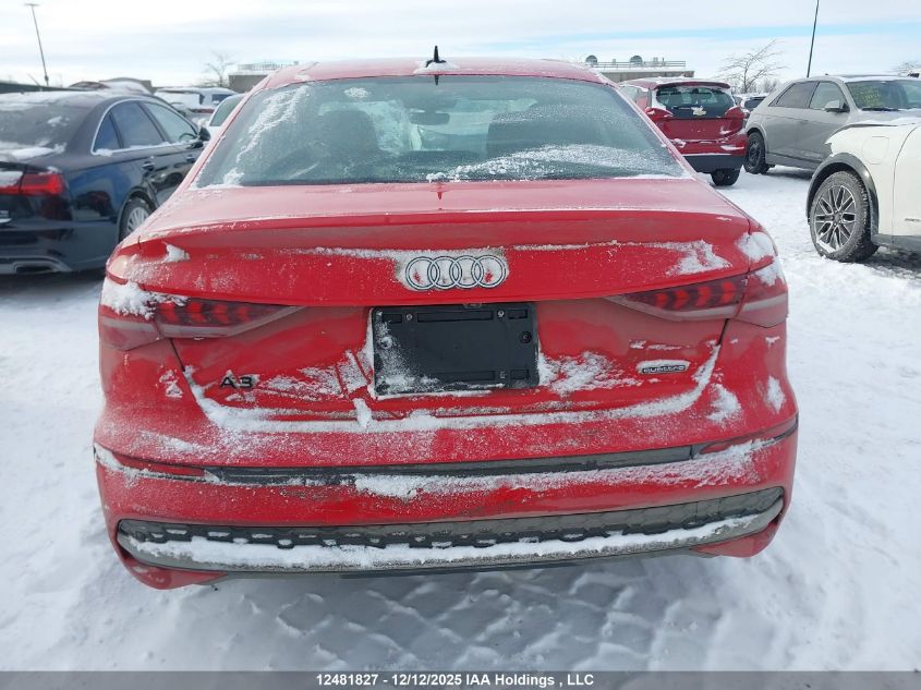 2026 Audi A3 Premium VIN: WAUGUCGY2TA018012 Lot: 12481827