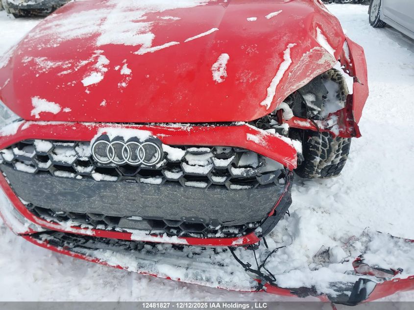 2026 Audi A3 Premium VIN: WAUGUCGY2TA018012 Lot: 12481827