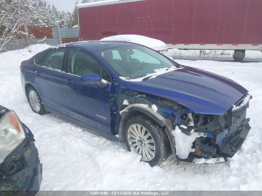 2014 Ford Fusion S Hybrid VIN: 3FA6P0UU3ER287320 Lot: 12481849