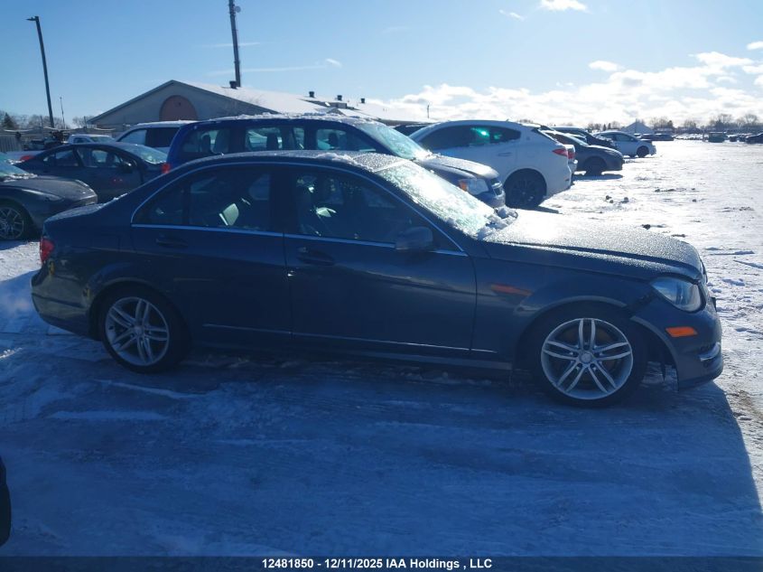 2014 Mercedes-Benz C 300 4Matic VIN: WDDGF8AB9EA907218 Lot: 12481850