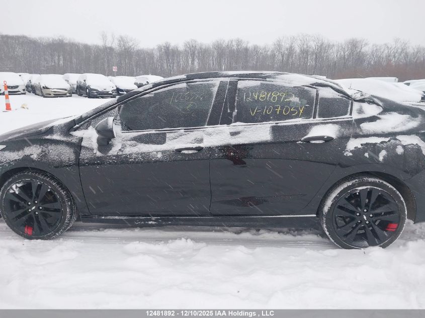 2018 Chevrolet Cruze Lt Auto VIN: 1G1BE5SM7J7107054 Lot: 12481892