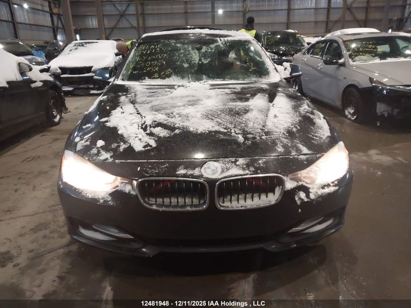 2014 BMW 320I xDrive VIN: WBA3C3G54ENS70069 Lot: 12481948