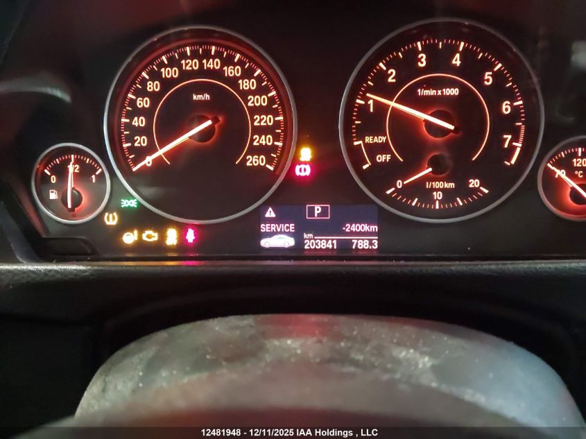 2014 BMW 320I xDrive VIN: WBA3C3G54ENS70069 Lot: 12481948