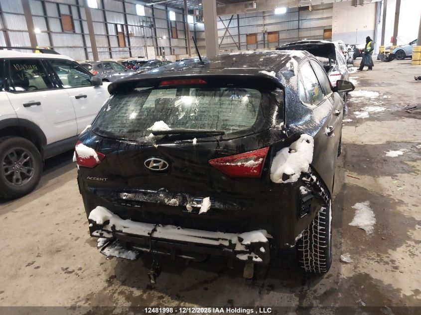 2018 Hyundai Accent Gl VIN: 3KPC25A32JE041543 Lot: 12481998