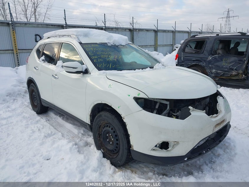 5N1AT2MV1GC844677 2016 Nissan Rogue auction photo 1