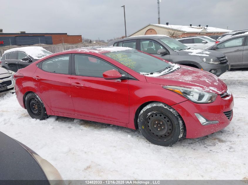 2016 Hyundai Elantra Se/Sport/Limited VIN: KMHDH4AE5GU474827 Lot: 12482033