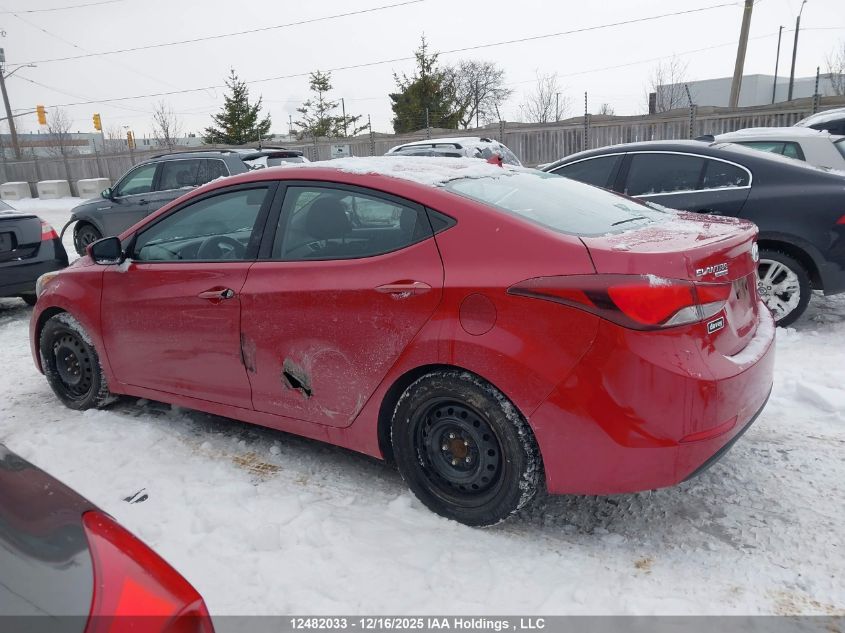 2016 Hyundai Elantra Se/Sport/Limited VIN: KMHDH4AE5GU474827 Lot: 12482033