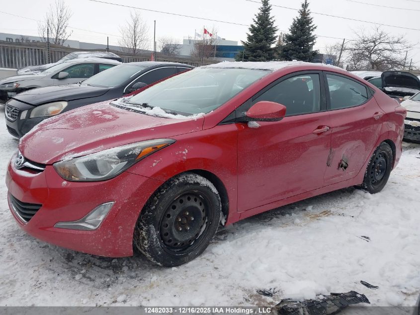 2016 Hyundai Elantra Se/Sport/Limited VIN: KMHDH4AE5GU474827 Lot: 12482033