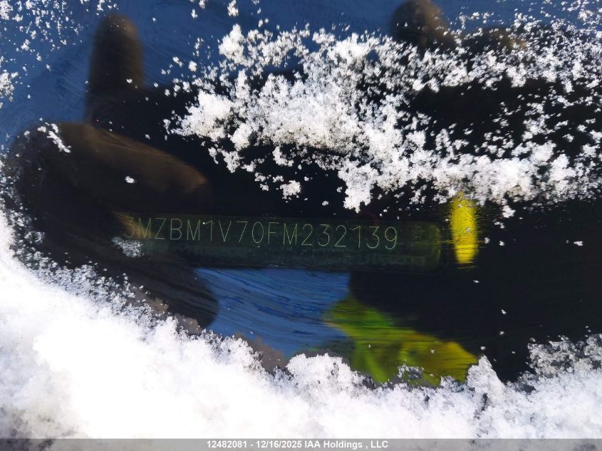 2015 Mazda Mazda3 Gs VIN: 3MZBM1V70FM232139 Lot: 12482081