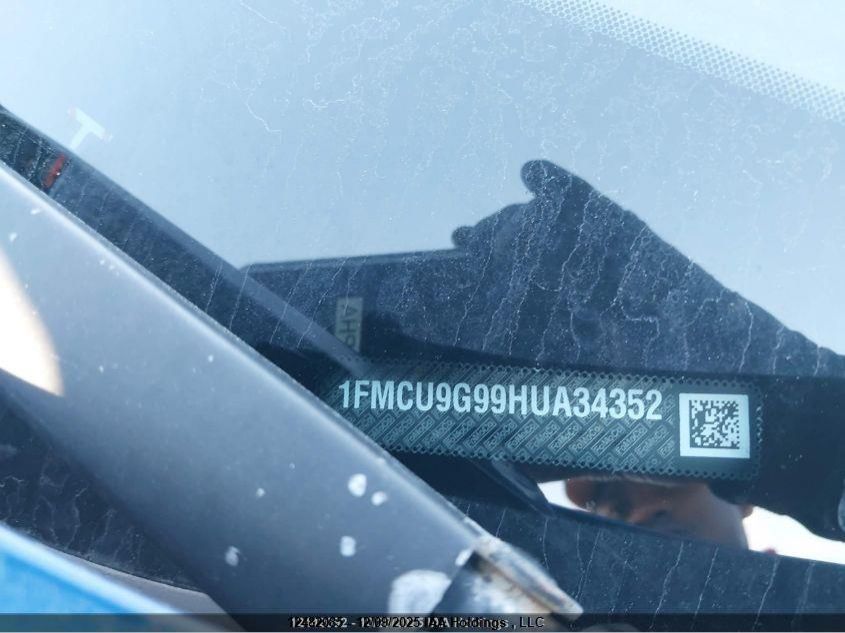 2017 Ford Escape Se VIN: 1FMCU9G99HUA34352 Lot: 12482085