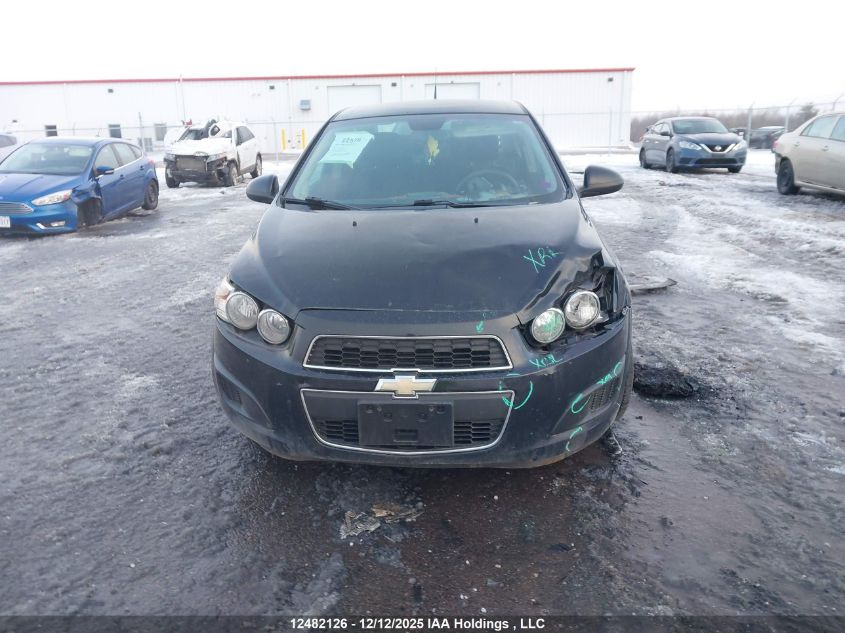 2012 Chevrolet Sonic Lt VIN: 1G1JC5SH9C4198241 Lot: 12482126