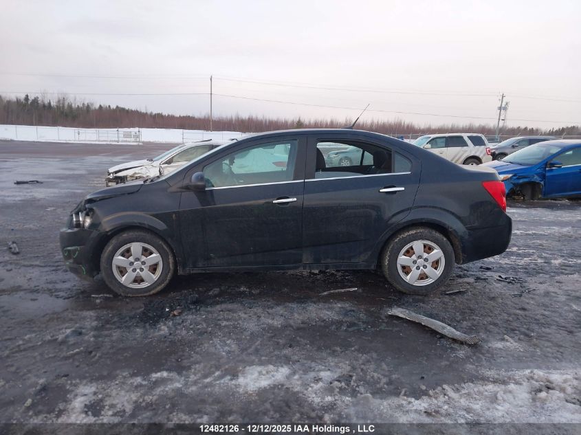 2012 Chevrolet Sonic Lt VIN: 1G1JC5SH9C4198241 Lot: 12482126