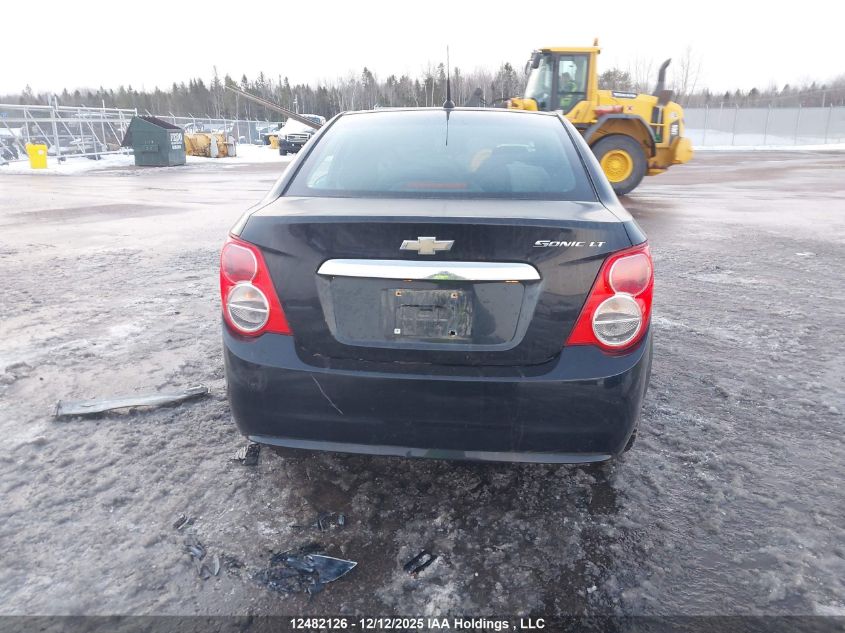 2012 Chevrolet Sonic Lt VIN: 1G1JC5SH9C4198241 Lot: 12482126