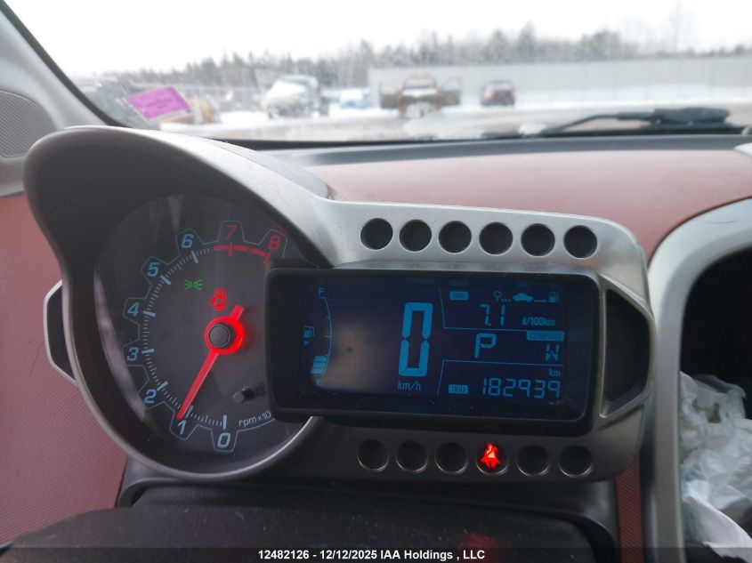 2012 Chevrolet Sonic Lt VIN: 1G1JC5SH9C4198241 Lot: 12482126