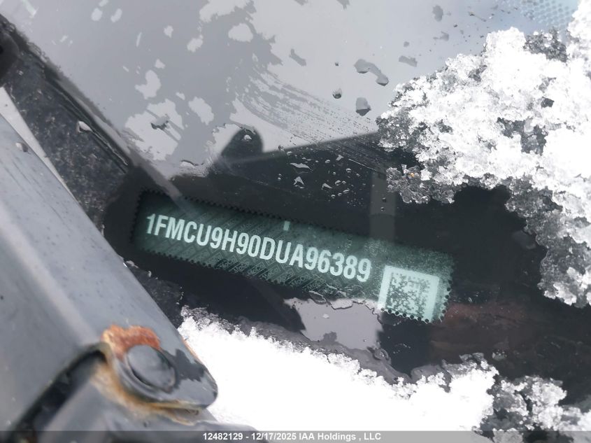 2013 Ford Escape VIN: 1FMCU9H90DUA96389 Lot: 12482129