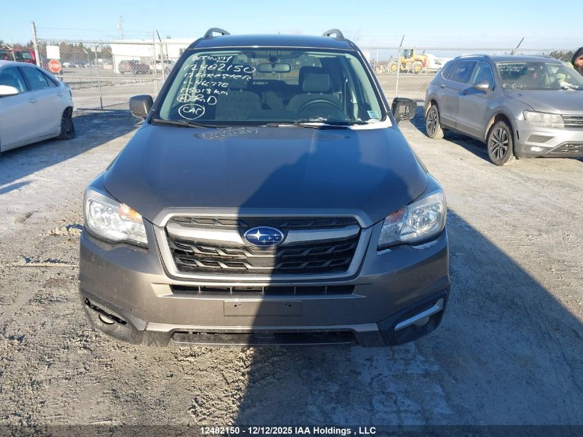 2017 Subaru Forester 2.5I Convenience VIN: JF2SJEDC6HH466778 Lot: 12482150