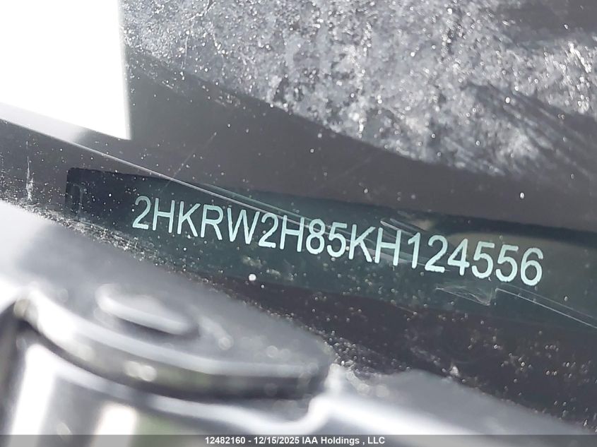 2019 Honda Cr-V Ex-L VIN: 2HKRW2H85KH124556 Lot: 12482160