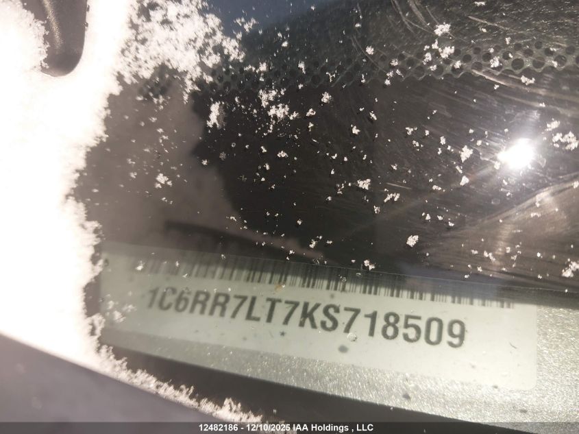 2019 Ram 1500 Classic Slt VIN: 1C6RR7LT7KS718509 Lot: 12482186