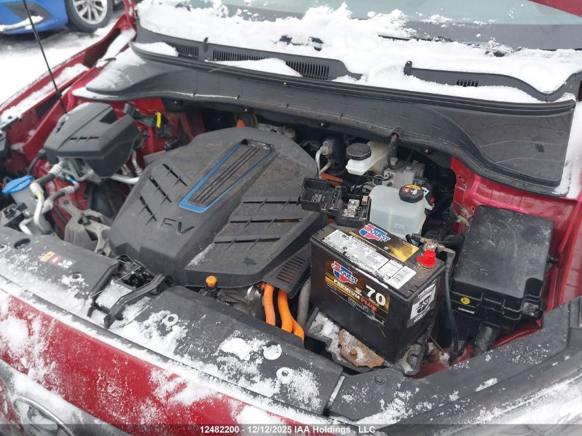 2021 Hyundai Kona Electric Preferred With Two-Tone Roof VIN: KM8K23AG1MU100005 Lot: 12482200