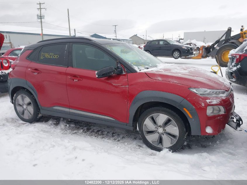 2021 Hyundai Kona Electric Preferred With Two-Tone Roof VIN: KM8K23AG1MU100005 Lot: 12482200