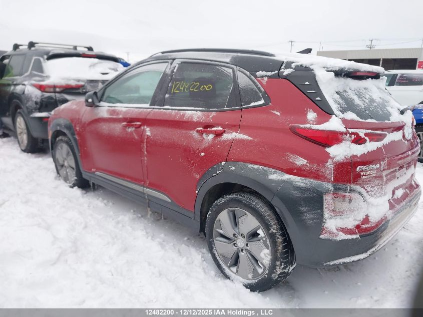 2021 Hyundai Kona Electric Preferred With Two-Tone Roof VIN: KM8K23AG1MU100005 Lot: 12482200