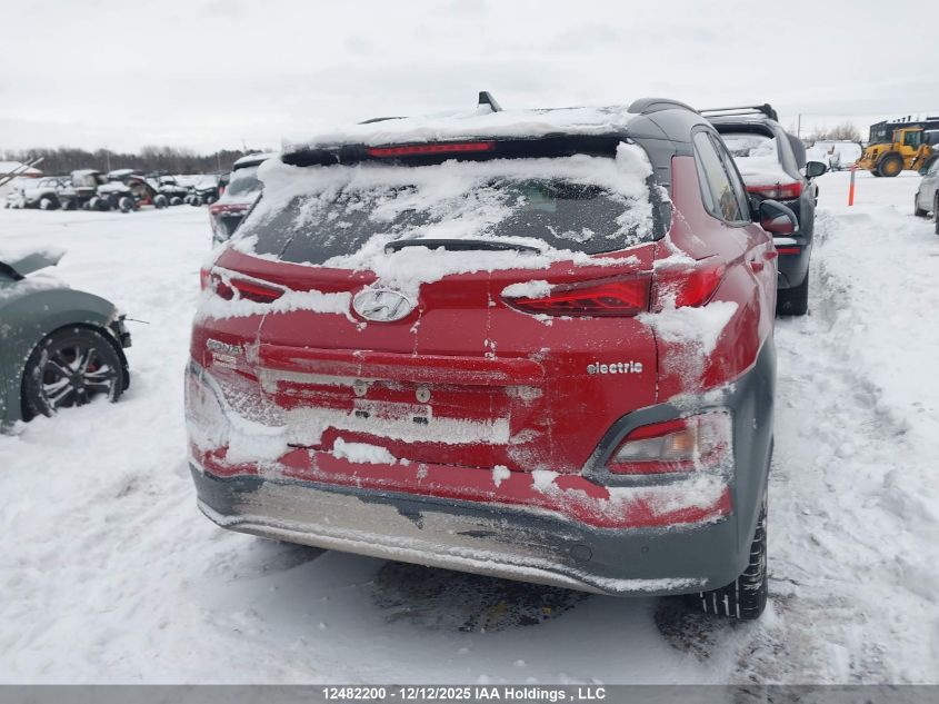 2021 Hyundai Kona Electric Preferred With Two-Tone Roof VIN: KM8K23AG1MU100005 Lot: 12482200