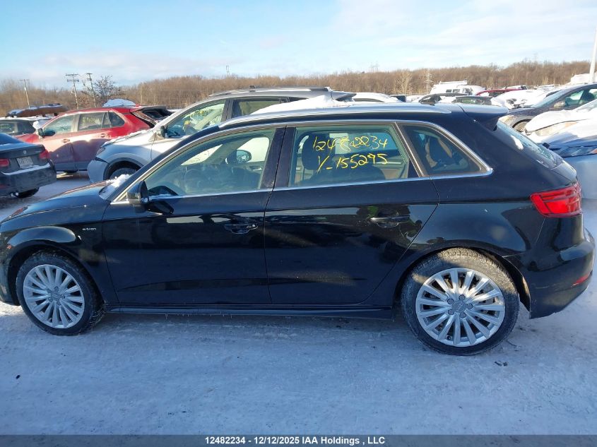 2018 Audi A3 E-Tron 1.4T Premium/1.4T Tech Premium VIN: WAUUPBFFXJA155295 Lot: 12482234