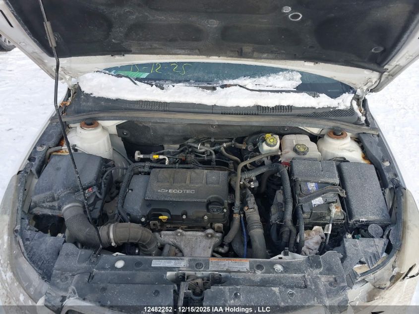 2013 Chevrolet Cruze Lt Turbo VIN: 1G1PC5SB0D7212260 Lot: 12482252