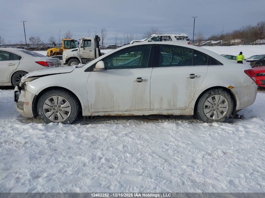 2013 Chevrolet Cruze Lt Turbo VIN: 1G1PC5SB0D7212260 Lot: 12482252
