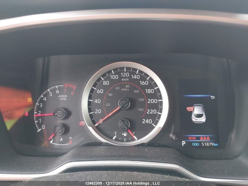 2022 Toyota Corolla Se VIN: JTNK4MBE5N3165671 Lot: 12482309