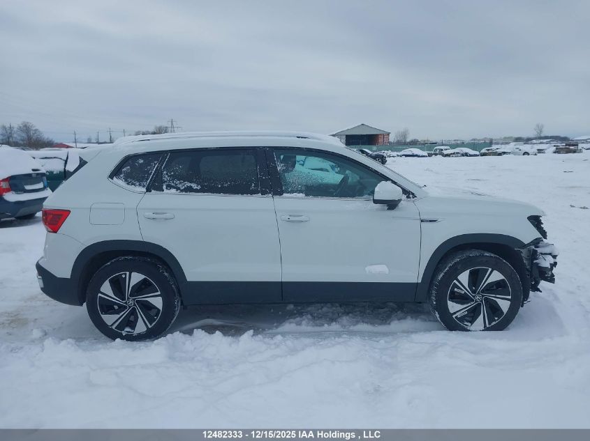 2024 Volkswagen Taos Se VIN: 3VVUX7B27RM087850 Lot: 12482333