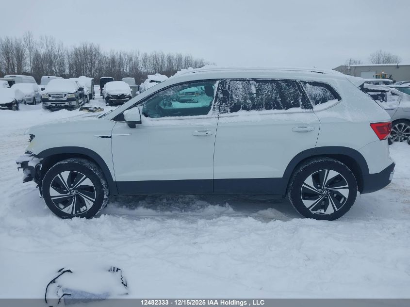 2024 Volkswagen Taos Se VIN: 3VVUX7B27RM087850 Lot: 12482333