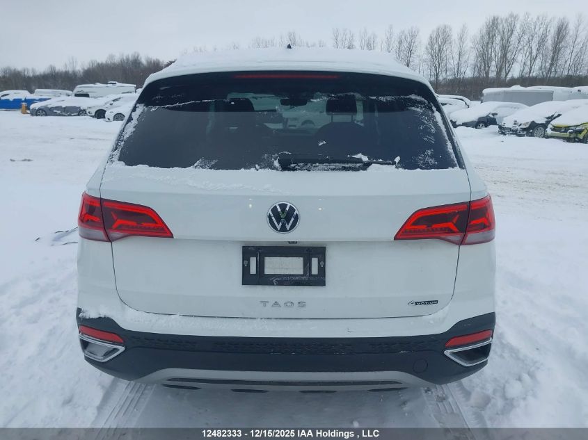 2024 Volkswagen Taos Se VIN: 3VVUX7B27RM087850 Lot: 12482333