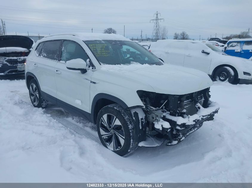 2024 Volkswagen Taos Se VIN: 3VVUX7B27RM087850 Lot: 12482333