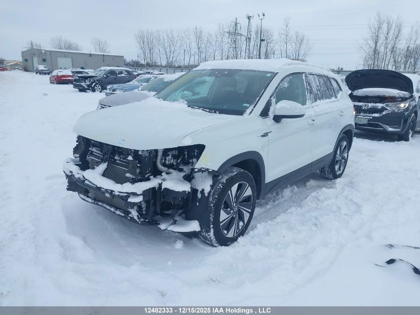 2024 Volkswagen Taos Se VIN: 3VVUX7B27RM087850 Lot: 12482333