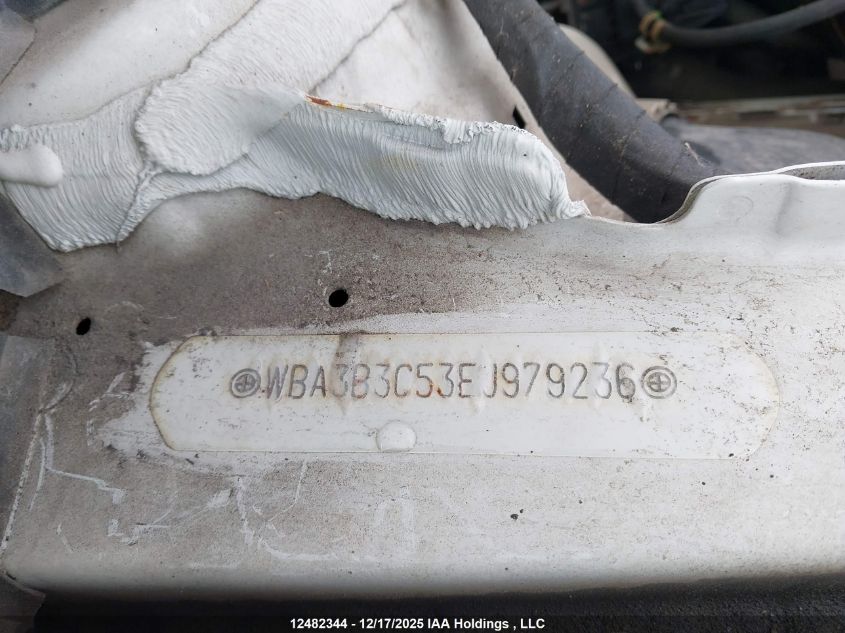 2014 BMW 328 Xi VIN: WBA3B3C53EJ979236 Lot: 12482344