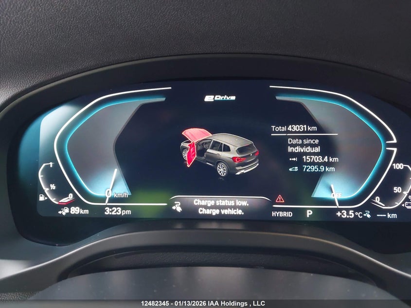 2023 BMW X3 Phev xDrive30E VIN: 5UX63DP00P9R51172 Lot: 12482345