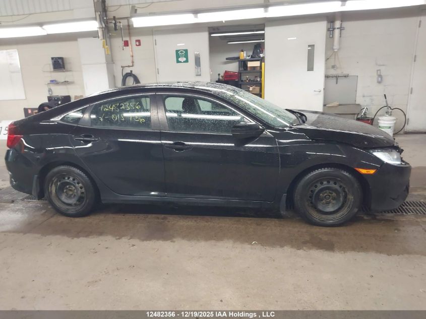 2018 Honda Civic Lx VIN: 2HGFC2E51JH015736 Lot: 12482356