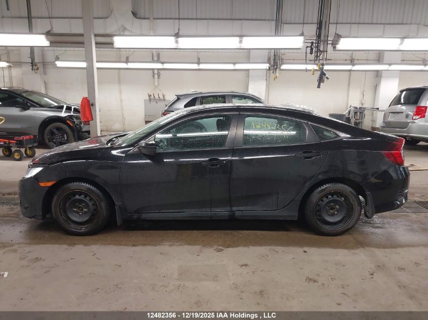 2018 Honda Civic Lx VIN: 2HGFC2E51JH015736 Lot: 12482356